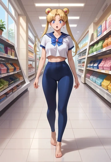 bishoujo_senshi_sailor_moon,tsukino_usagi,yaga pants  - AI generated anime art