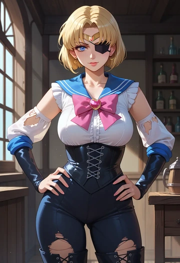 bishoujo_senshi_sailor_moon,tsukino_usagi,pirate  - AI generated anime art