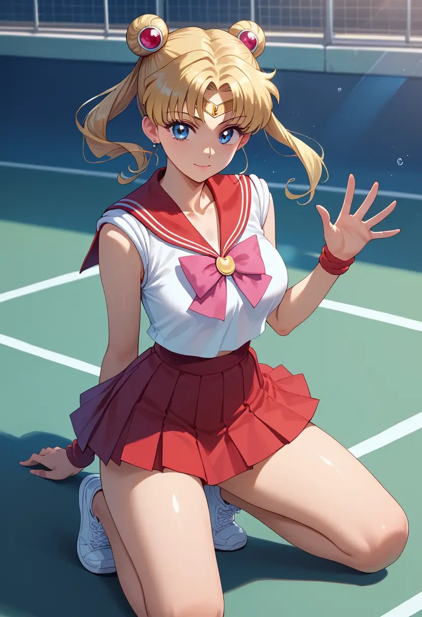 bishoujo_senshi_sailor_moon,tsukino_usagi,tennis skirt  - 