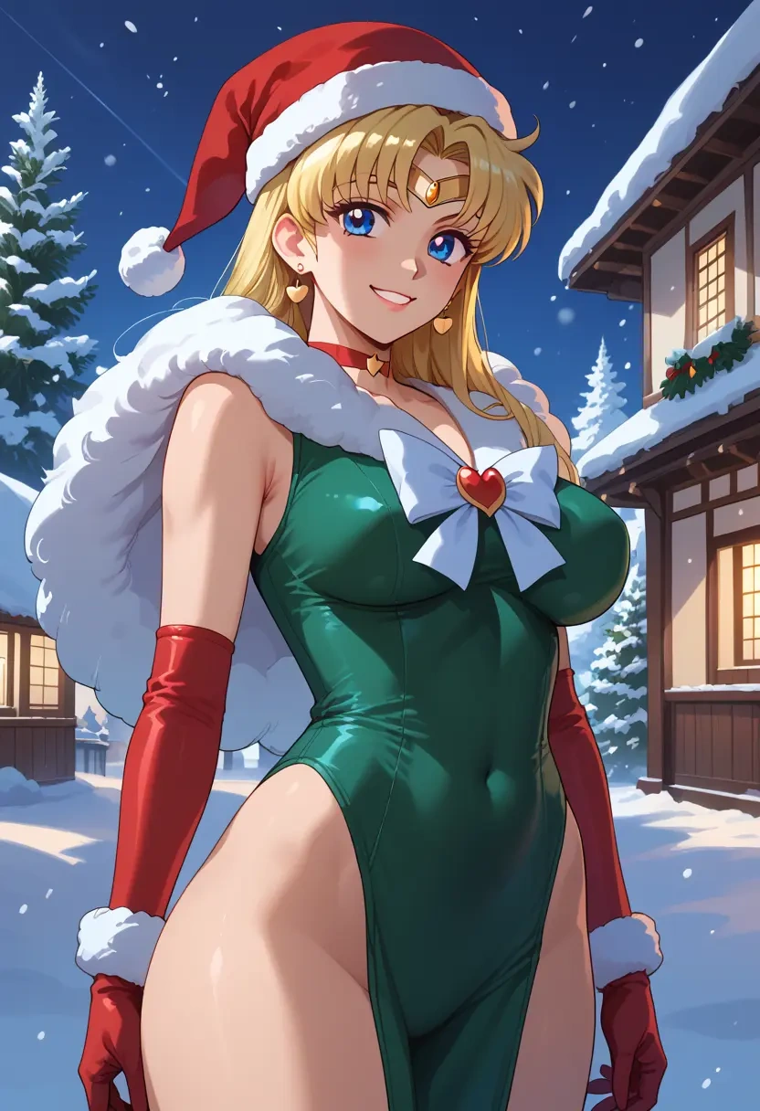 bishoujo_senshi_sailor_moon,tsukino_usagi,Christmas,dress  - 