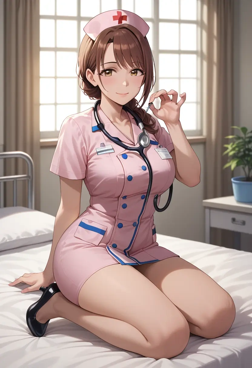 idolmaster,tsukioka_kogane,nurse  - 