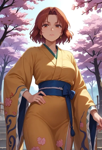 touhou,tsukumo_yatsuhashi,kimono  - AI generated anime art