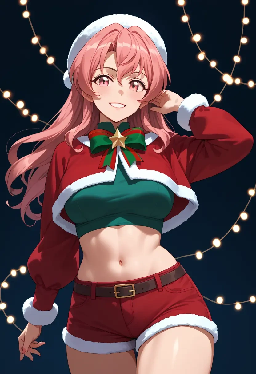 senki_zesshou_symphogear,tsukuyomi_shirabe,Christmas,red velvet shorts  - 