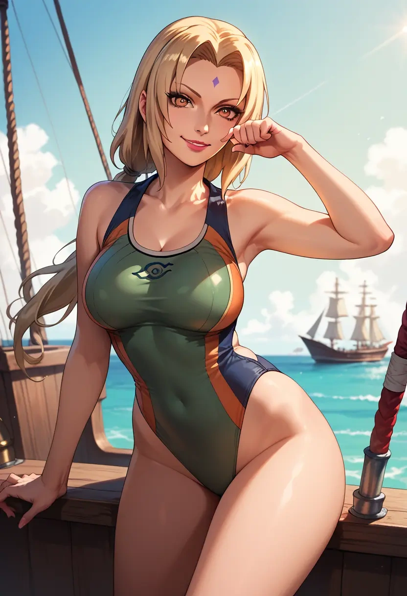 naruto_(series),tsunade_(naruto),swimsuit,sexy  - 