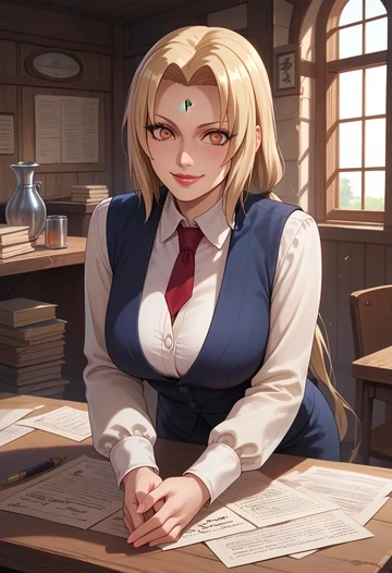 naruto_(series),tsunade_(naruto),OL  - AI generated anime art