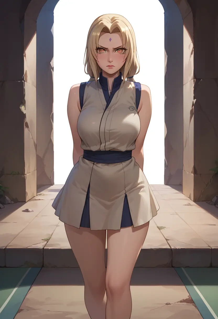 naruto_(series),tsunade_(naruto),tennis skirt  - 