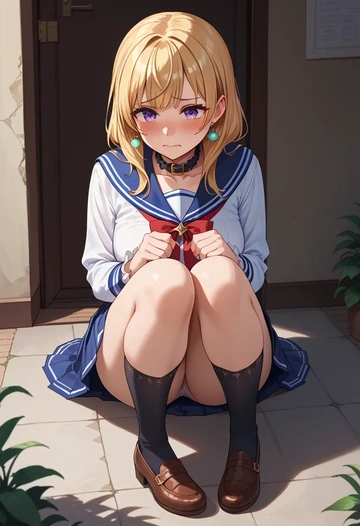 hololive,tsunomaki_watame,sailor, uniform  - AI generated anime art