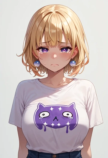 hololive,tsunomaki_watame,handwritten script shirt,dolphin shorts  - AI generated anime art