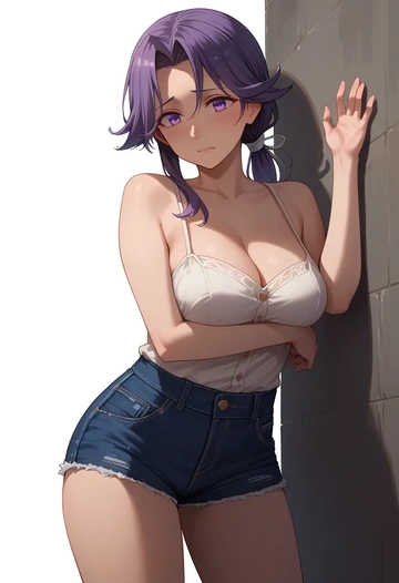 kantai_collection,tsushima_(kancolle),shorts,sexy  - AI generated anime art