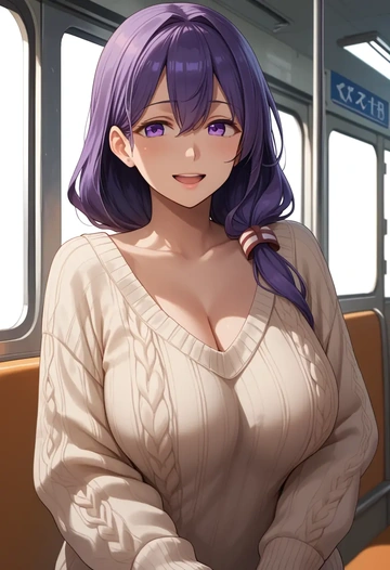 kantai_collection,tsushima_(kancolle),sweater  - AI generated anime art