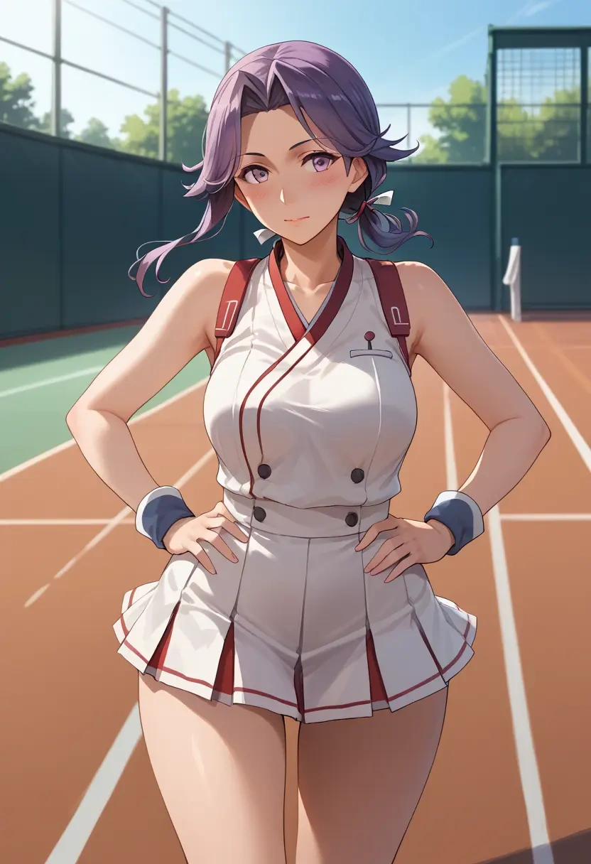 kantai_collection,tsushima_(kancolle),tennis skirt  - 