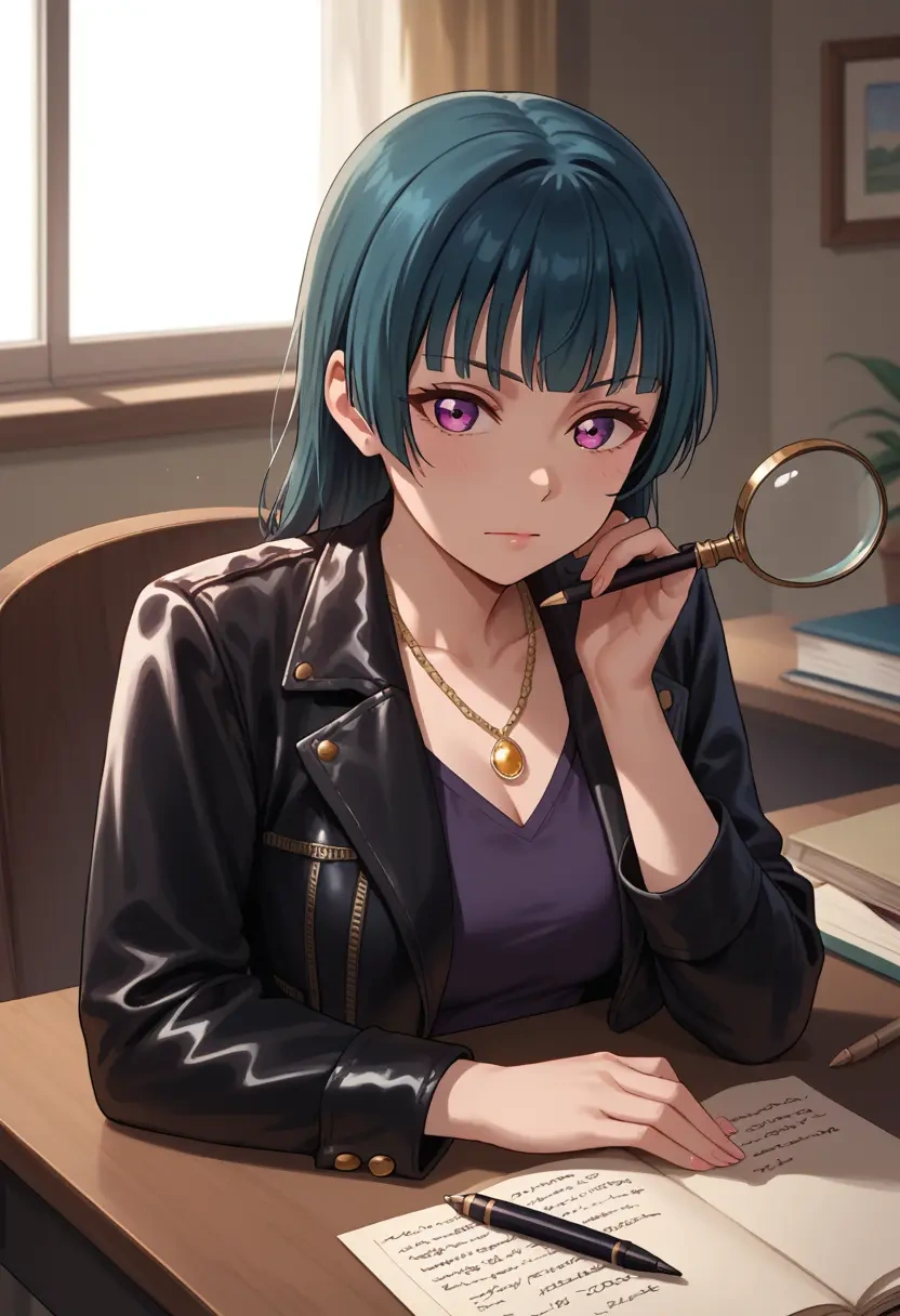 love_live,tsushima_yoshiko,detective  - 