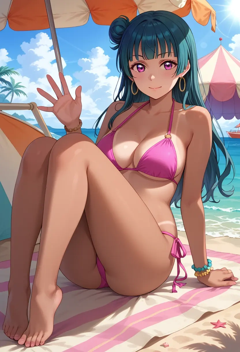 love_live,tsushima_yoshiko,bikini  - 