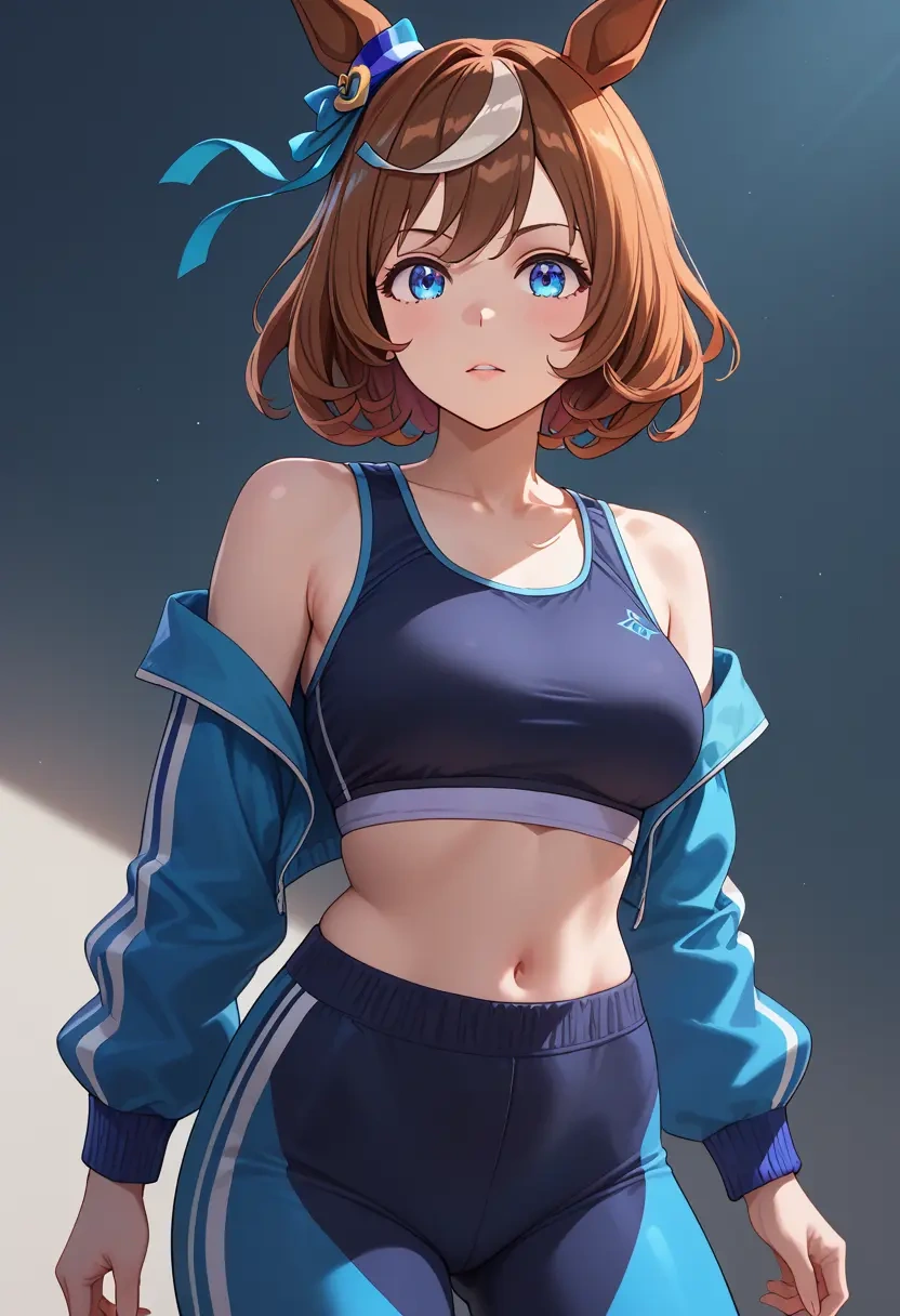 umamusume,twin_turbo_(umamusume),athletic,track suit  - 