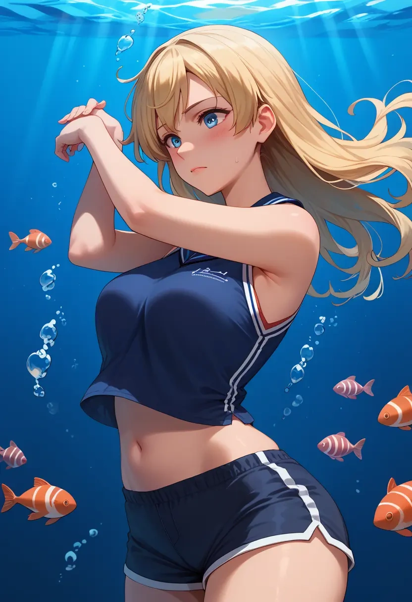 kantai_collection,u-511_(kancolle),athletic,shorts,sexy  - 