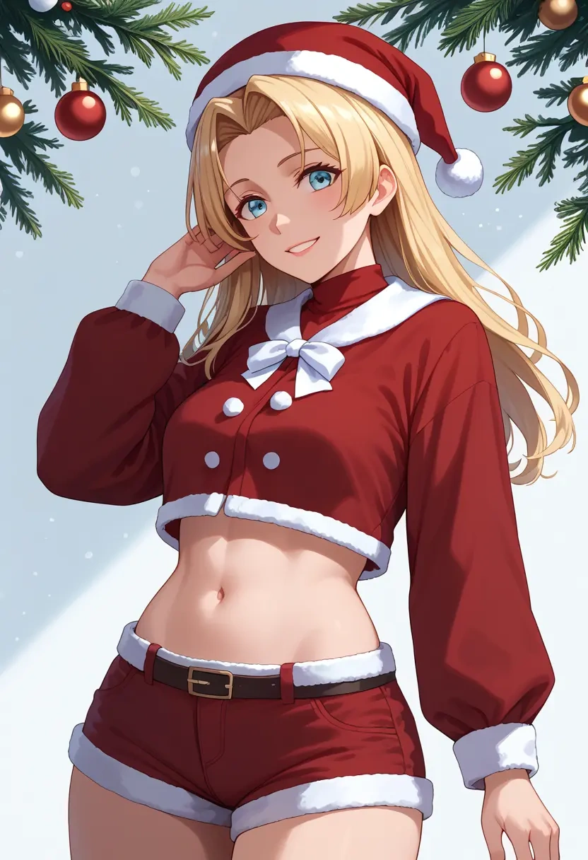 kantai_collection,u-511_(kancolle),Christmas,red velvet shorts  - 