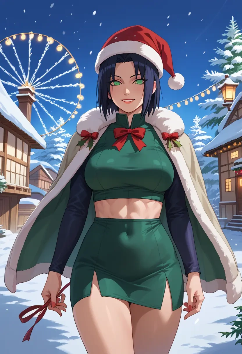 naruto_(series),uchiha_sasuke,Christmas,dress  - 