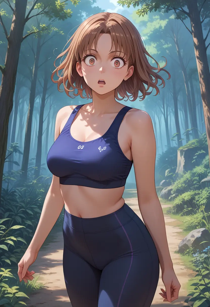 toaru_majutsu_no_index,uiharu_kazari,yoga shorts, bra  - 