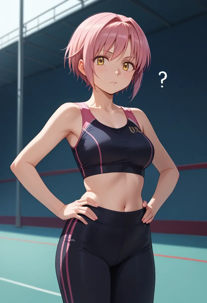 mahou_shoujo_madoka_magica,ultimate_madoka,athletic,track suit  - 