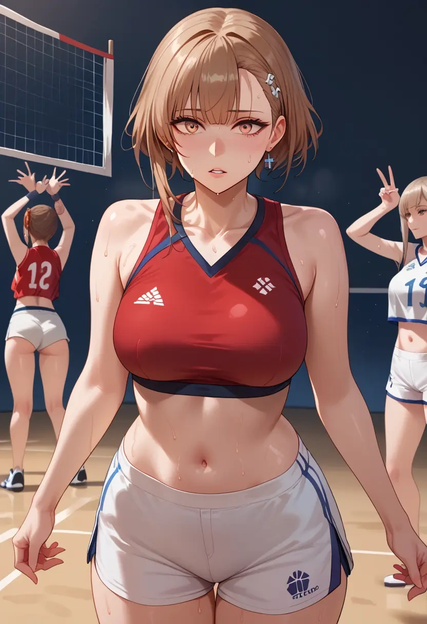 girls_frontline,ump45_(girls_frontline),volleyball uniform  - 