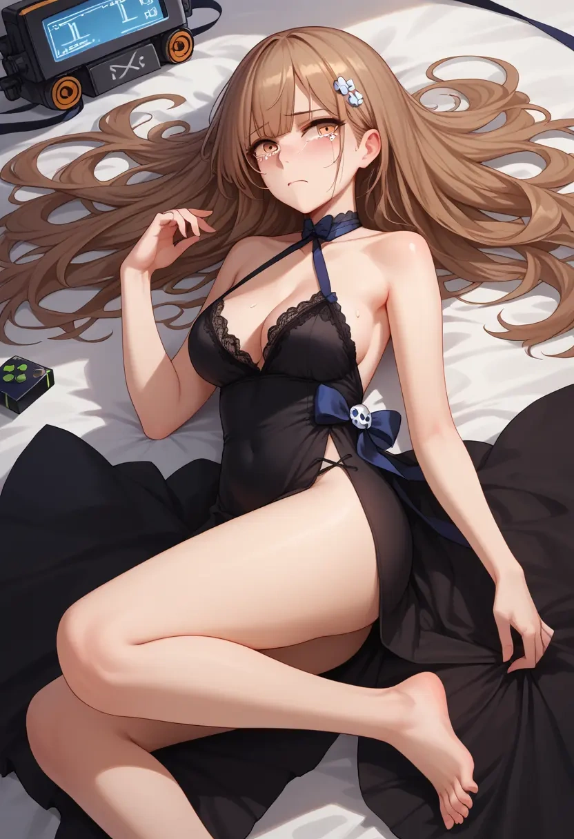 girls_frontline,ump45_(girls_frontline),nightdress  - 