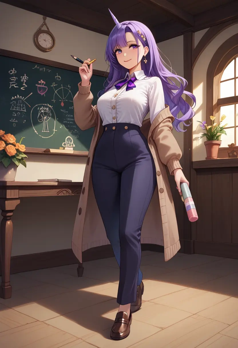 azur_lane,unicorn_(azur_lane),teacher, sweater  - 