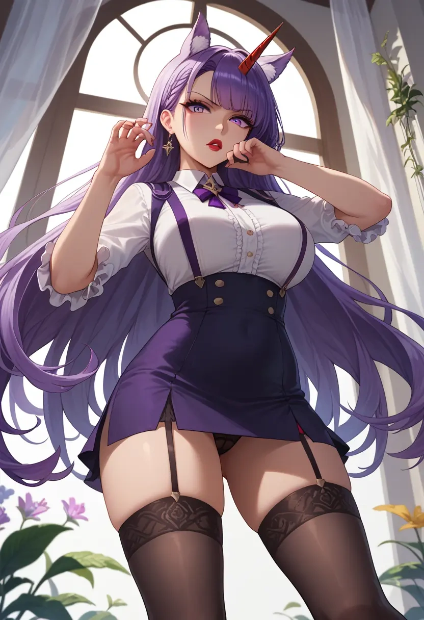 azur_lane,unicorn_(azur_lane),secretary,stockings  - 