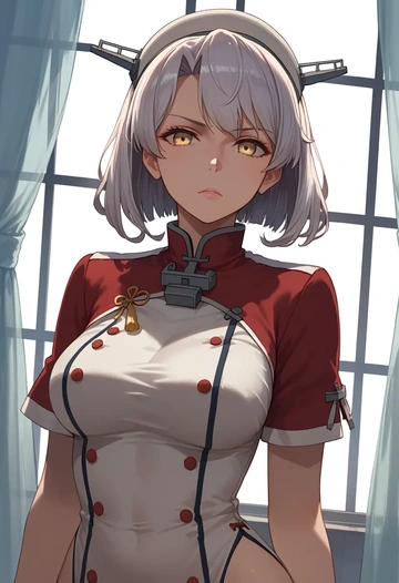 kantai_collection,unryuu_(kancolle),qipao  - AI generated anime art