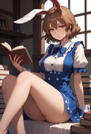 touhou,usami_renko,bunny girl  - AI generated anime art