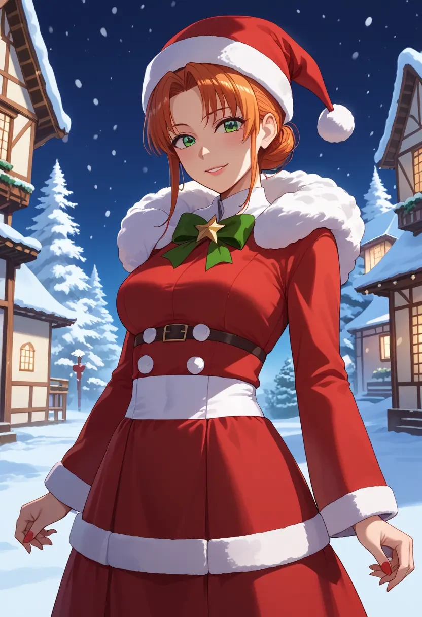 umineko_no_naku_koro_ni,ushiromiya_ange,Christmas,dress  - 