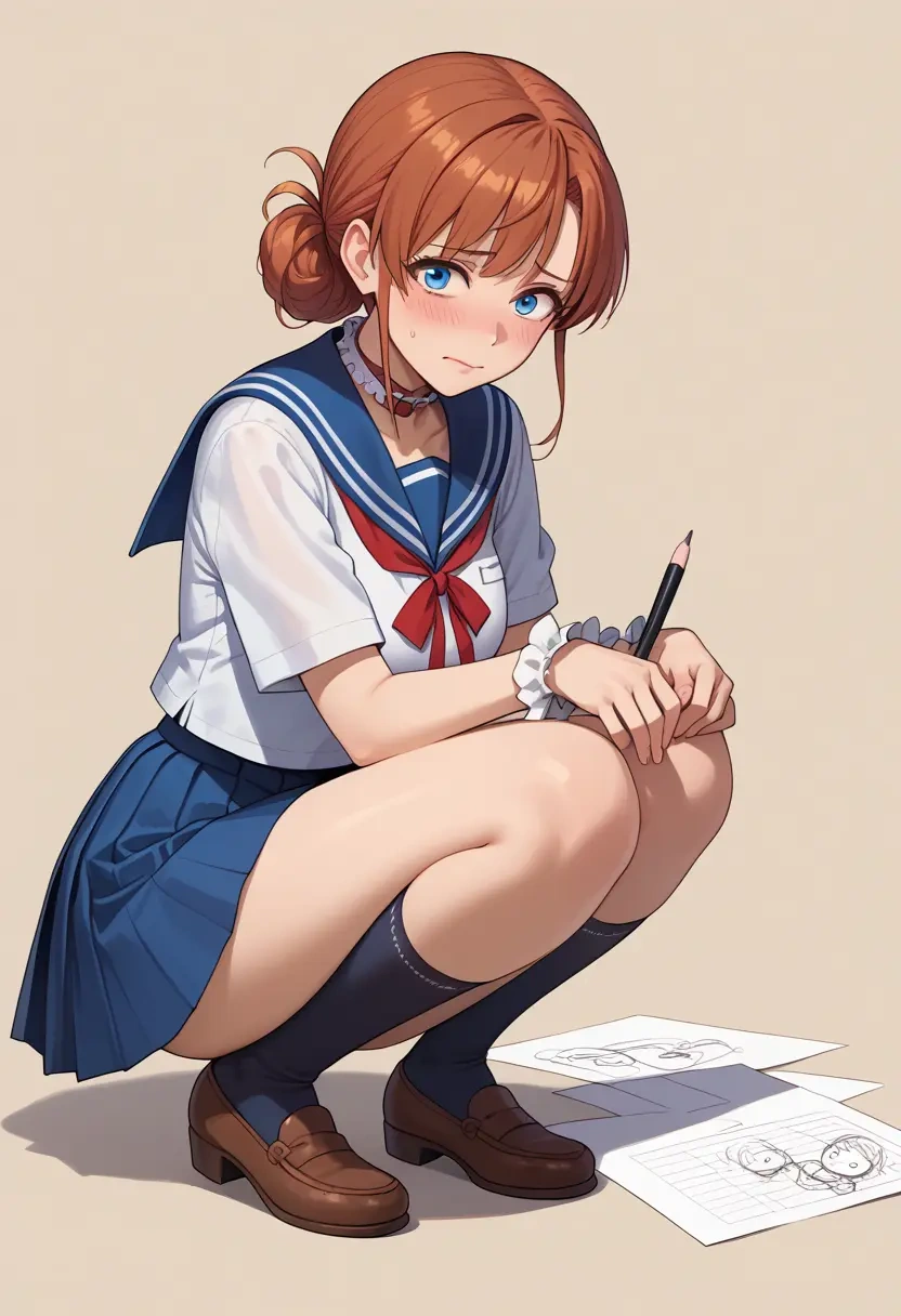 umineko_no_naku_koro_ni,ushiromiya_maria,sailor, uniform  - 