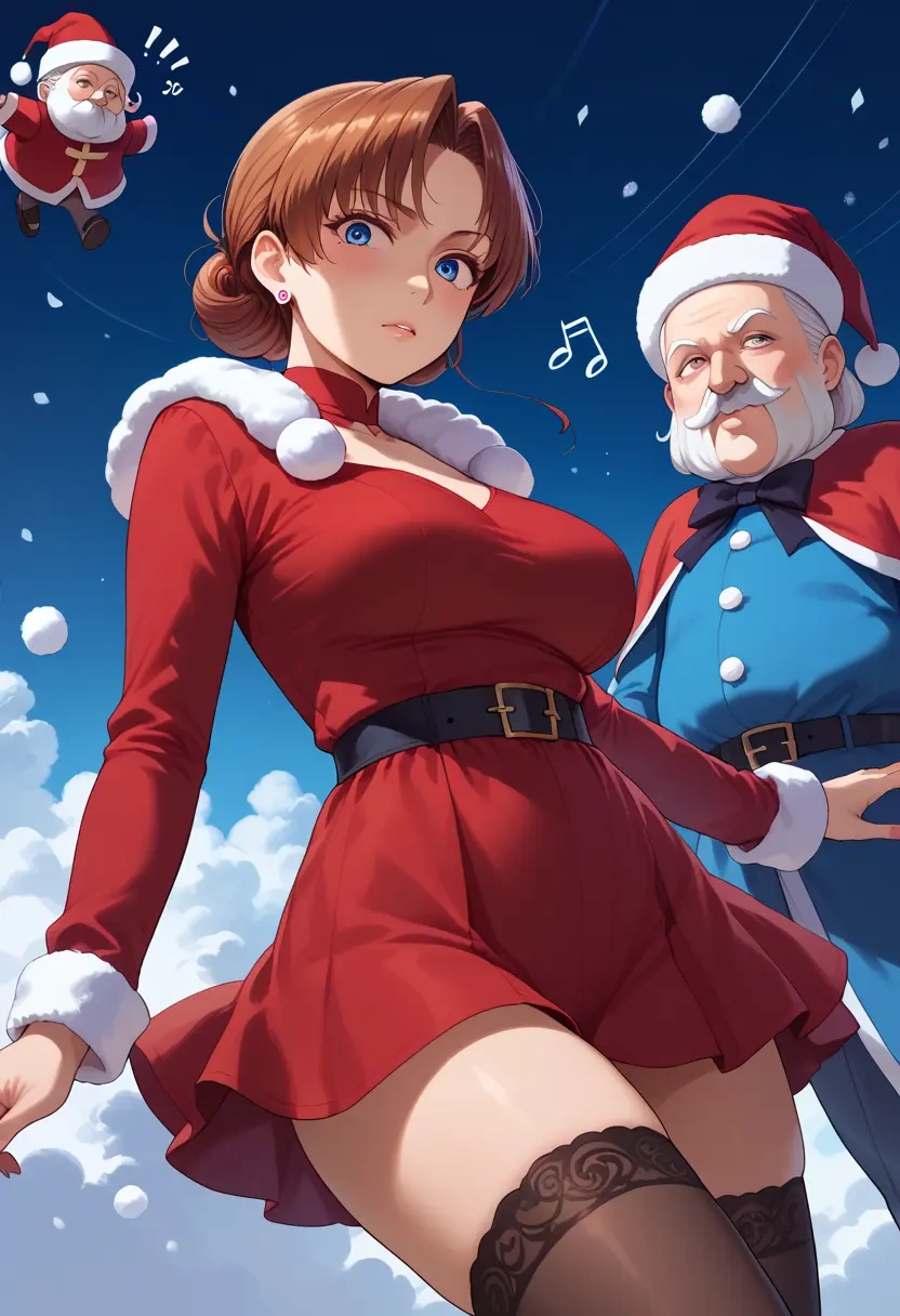 umineko_no_naku_koro_ni,ushiromiya_maria,Christmas,sexy, stockings,  - 