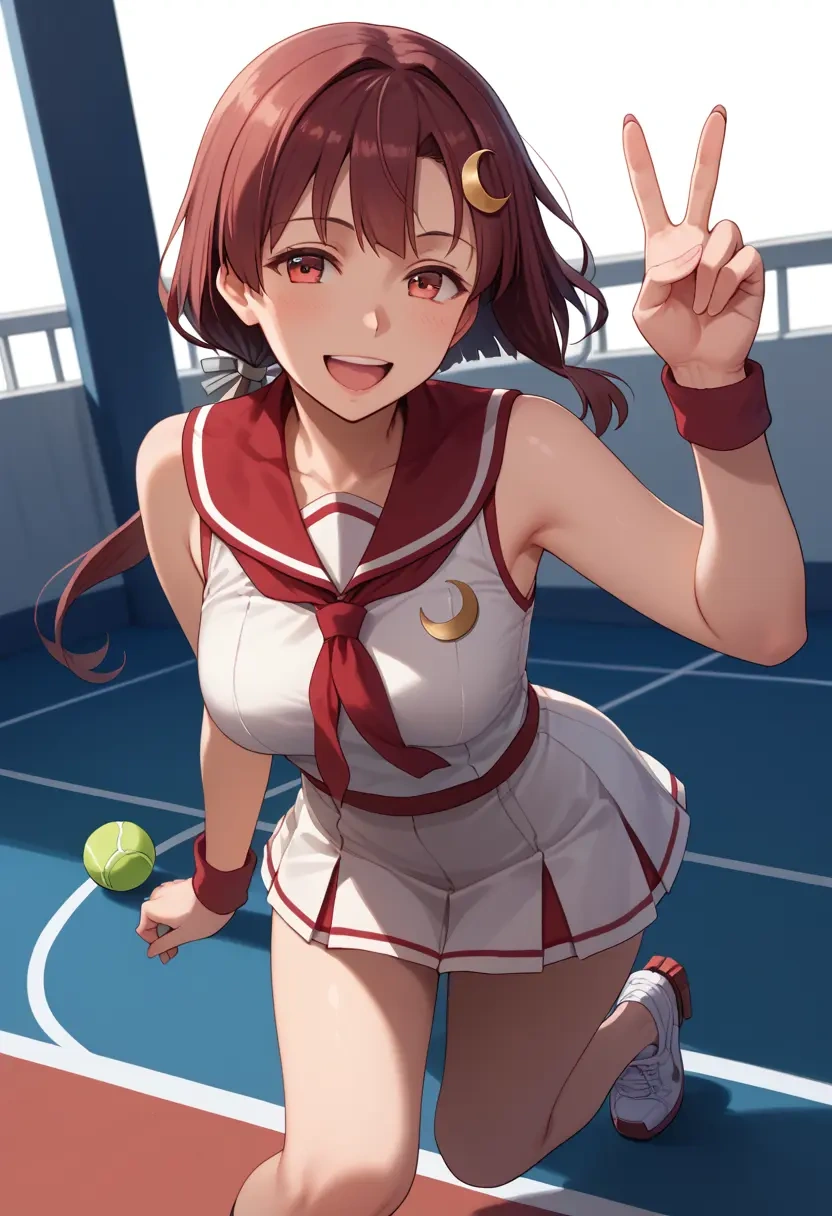 kantai_collection,uzuki_(kancolle),tennis skirt  - 