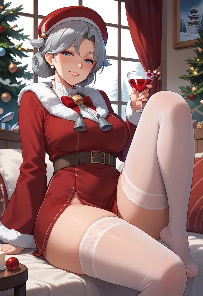 kantai_collection,verniy_(kancolle),Christmas,sexy, stockings,  - 