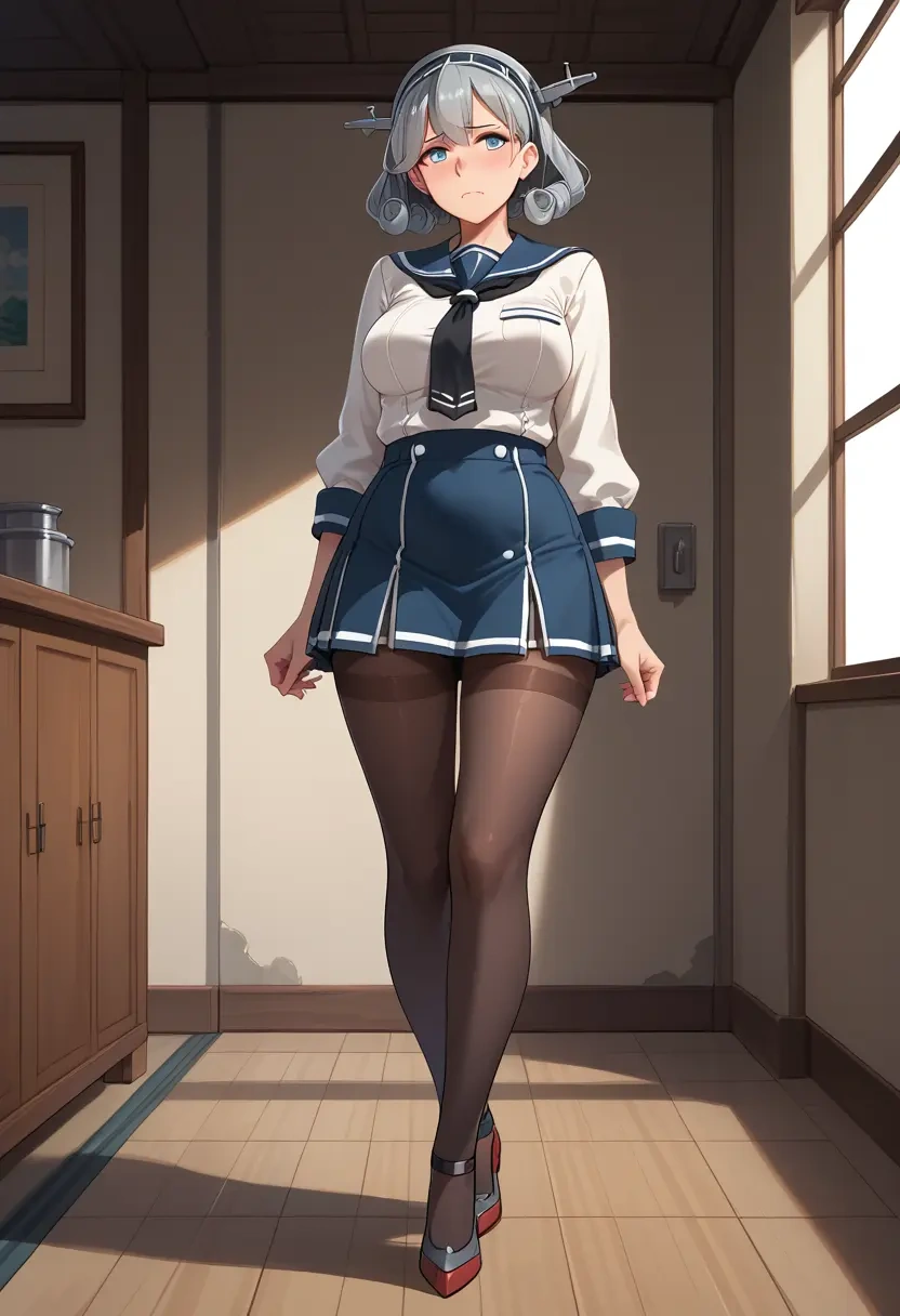 kantai_collection,verniy_(kancolle),shorts, pantyhose  - 