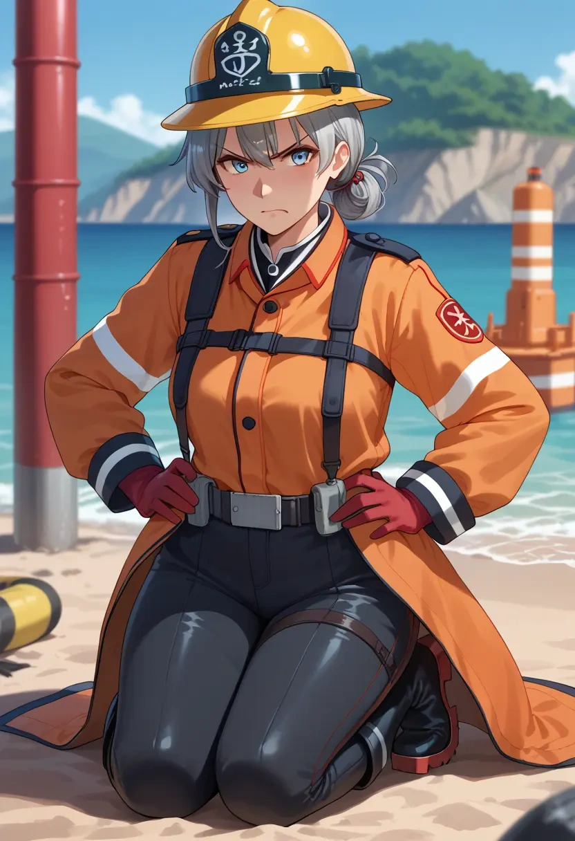 kantai_collection,verniy_(kancolle),firefighter  - 