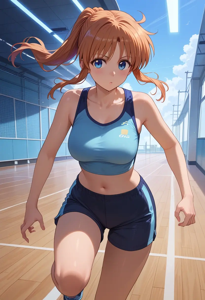 lyrical_nanoha,vita_(nanoha),athletic,shorts,sexy  - 