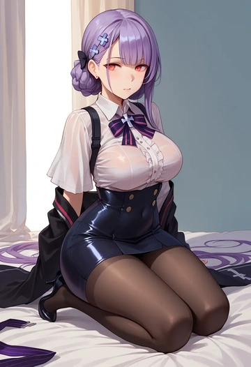 girls_frontline,wa2000_(girls_frontline),shorts, pantyhose  - AI generated anime art