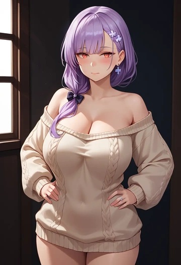 girls_frontline,wa2000_(girls_frontline),sweater  - AI generated anime art