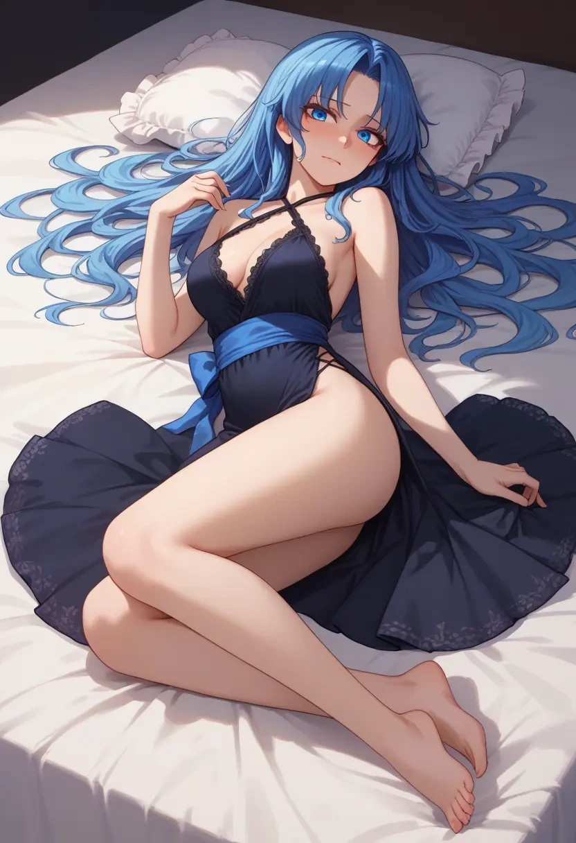 touhou,wakasagihime,nightdress  - 