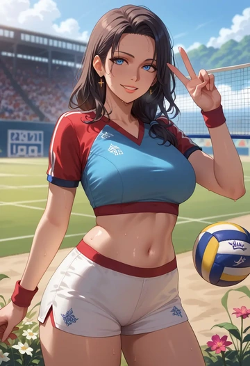 final_fantasy,warrior_of_light_(ff14),volleyball uniform  - AI generated anime art