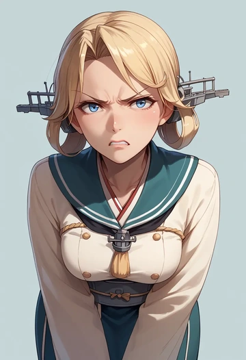 kantai_collection,warspite_(kancolle),graphic tee,dolphin shorts  - AI generated anime art