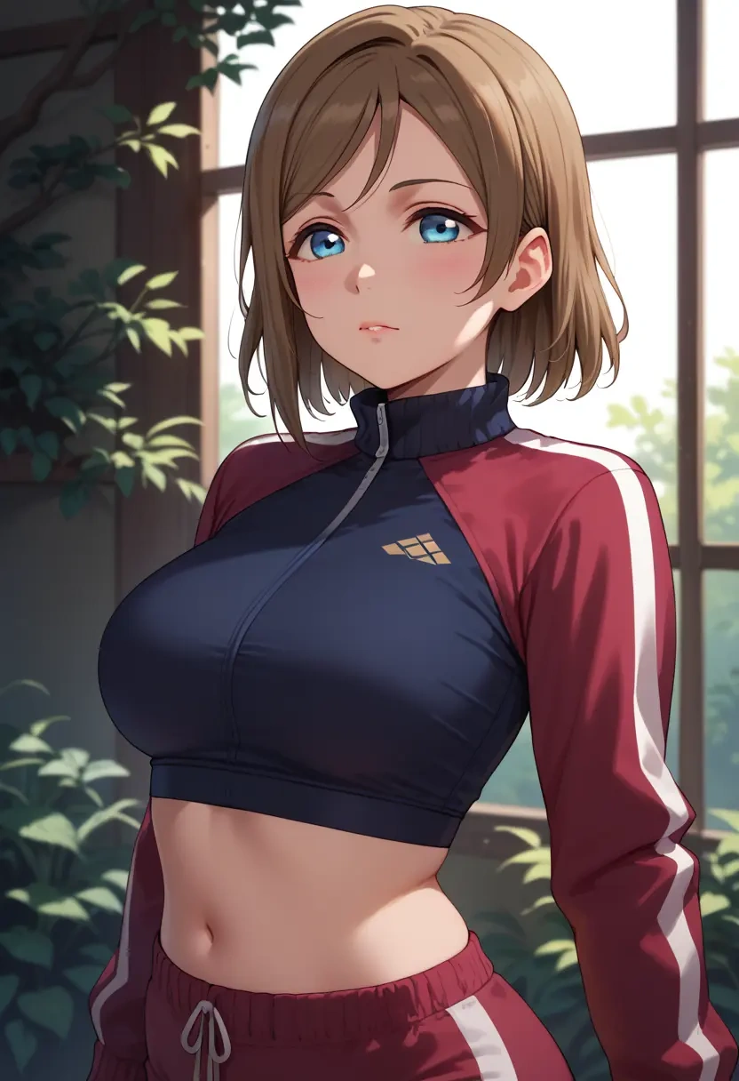 love_live,watanabe_you,athletic,track suit  - 