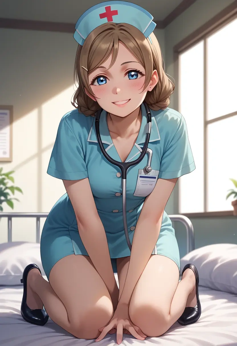 love_live,watanabe_you,nurse  - 