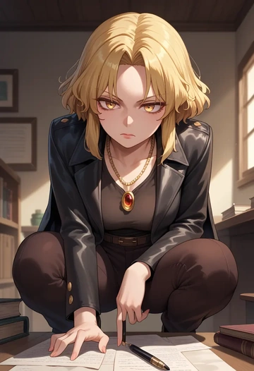 touhou,watatsuki_no_toyohime,detective  - AI generated anime art