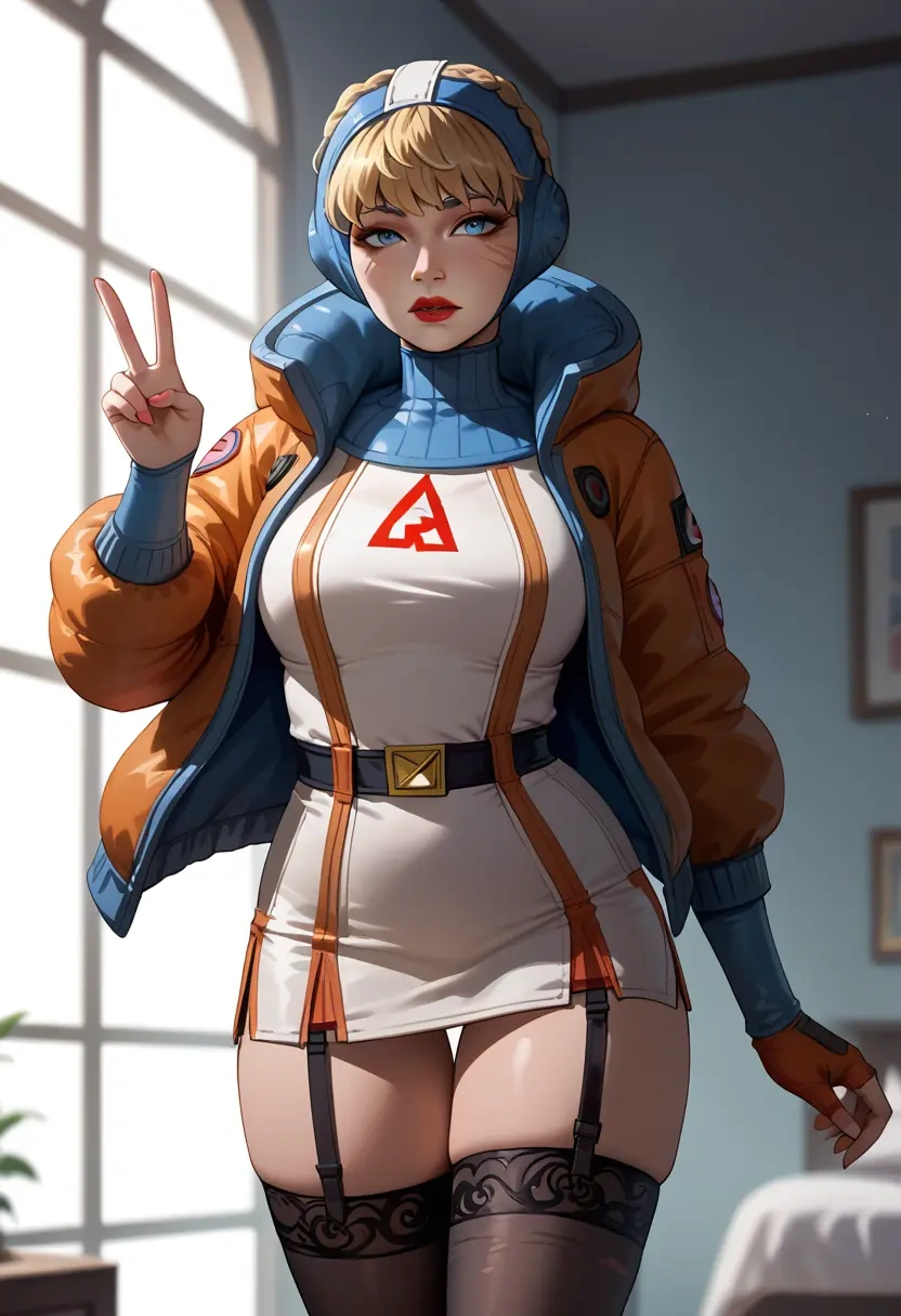 apex_legends,wattson_(apex_legends),secretary,stockings  - 