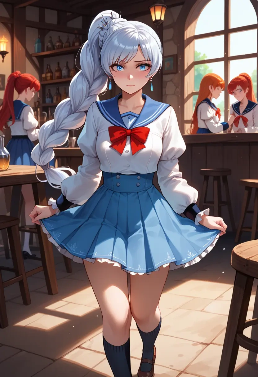 rwby,weiss_schnee,sailor, uniform  - 