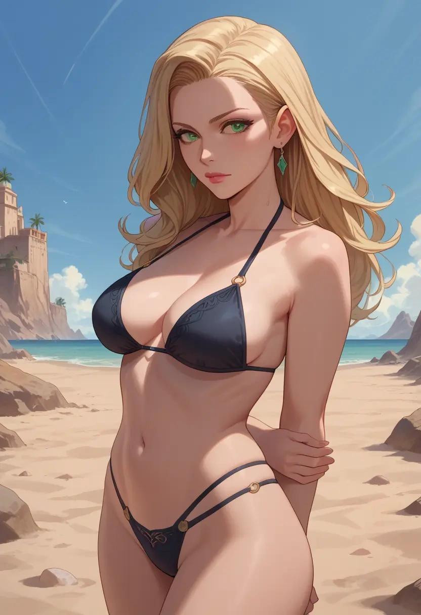 final_fantasy,white_mage,black bikini  - 