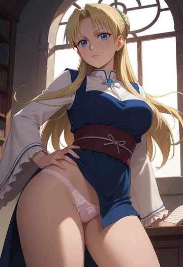 fullmetal_alchemist,winry_rockbell,lingerie  - AI generated anime art