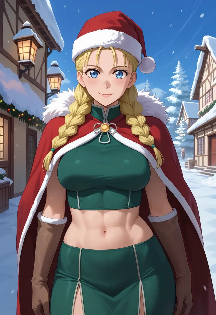 fullmetal_alchemist,winry_rockbell,Christmas,dress  - 